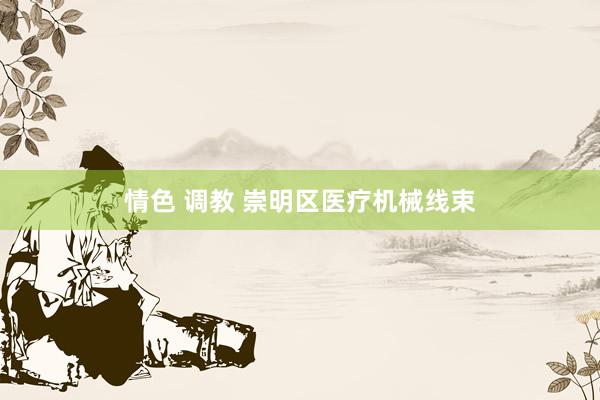 情色 调教 崇明区医疗机械线束