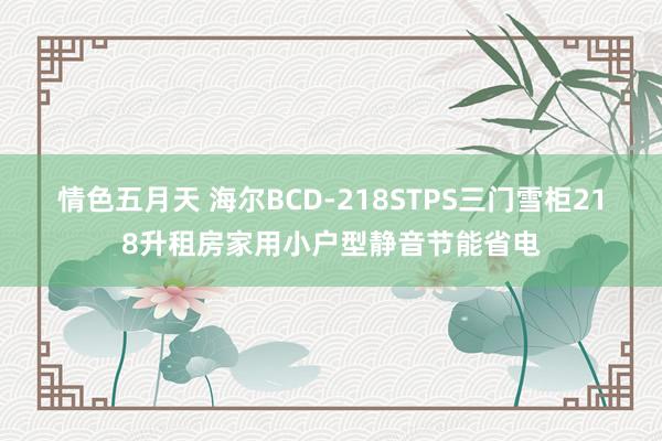 情色五月天 海尔BCD-218STPS三门雪柜218升租房家用小户型静音节能省电
