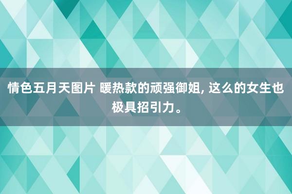 情色五月天图片 暖热款的顽强御姐, 这么的女生也极具招引力。