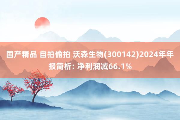 国产精品 自拍偷拍 沃森生物(300142)2024年年报简析: 净利润减66.1%