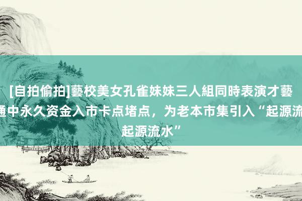 [自拍偷拍]藝校美女孔雀妹妹三人組同時表演才藝 买通中永久资金入市卡点堵点，为老本市集引入“起源流水”